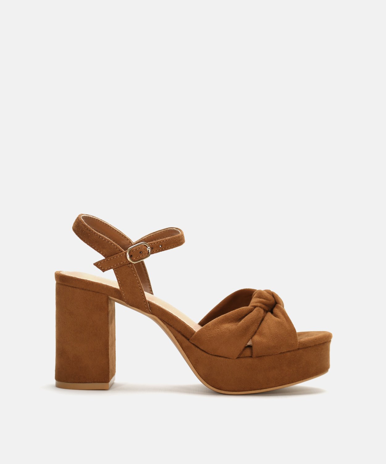 Sandalia plataforma nudo